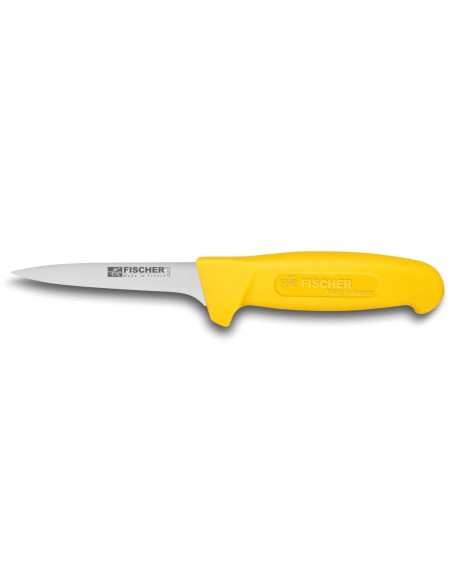 Fischer HACCP profesjonell utbeningskniv 11 cm med gult skaft