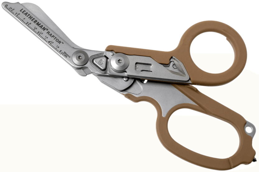 Leatherman Raptor Rescue Coyote tijeras multifunción 832174 6 funciones + funda