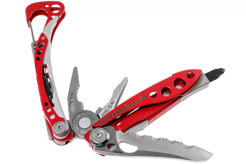Leatherman Skeletool RX alicate multifunción rojo 832310 7 funciones