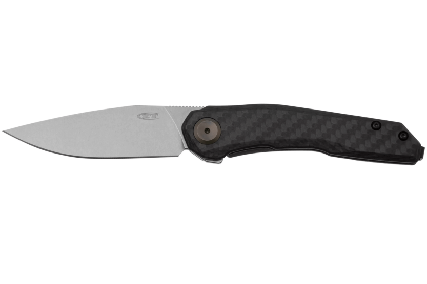 Zero Tolerance foldekniv 0545 kulfiber/titanium håndtag sort 11cm