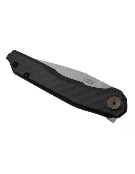 Zero Tolerance foldekniv 0545 kulfiber/titanium håndtag sort 11cm