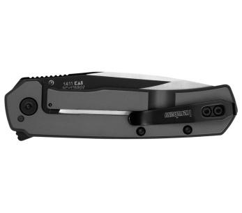 Navalha dobrável Kershaw Thermal 1411 Cabo de aço inoxidável cinzento com 10,4 cm 2