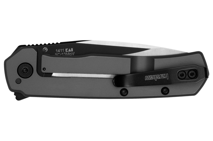 Kershaw Thermal 1411 folding knife 10.4cm grey stainless steel handle