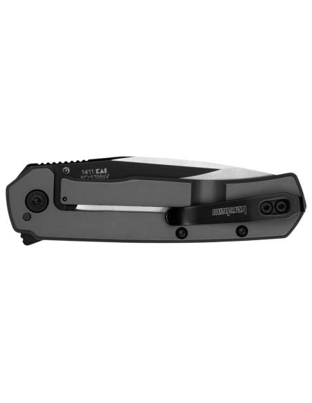 Kershaw Thermal 1411 folding knife 10.4cm grey stainless steel handle