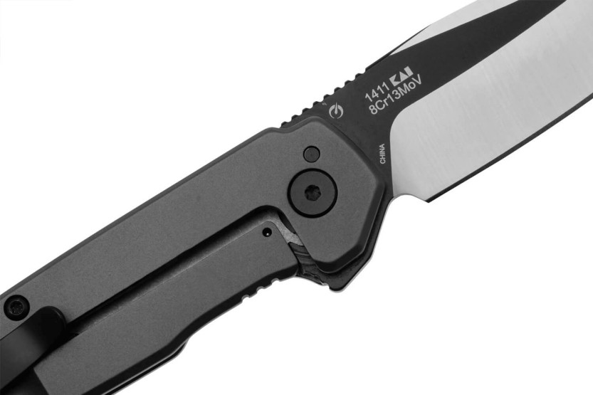 Kershaw Thermal 1411 fällkniv 10,4 cm, grått handtag i rostfritt stål