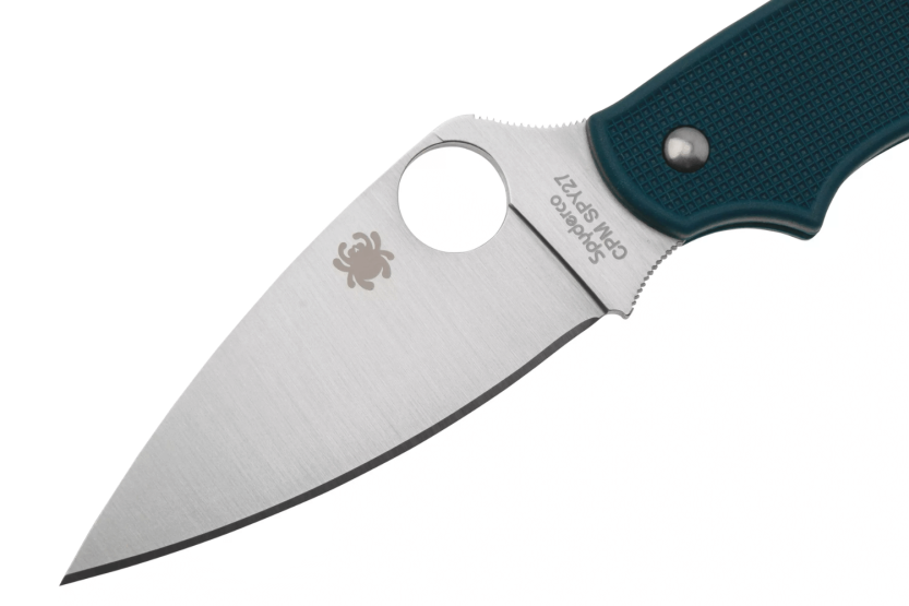 Spyderco UK Penknife C94PCBL folding knife dark blue nylon/fiberglass handle 10cm