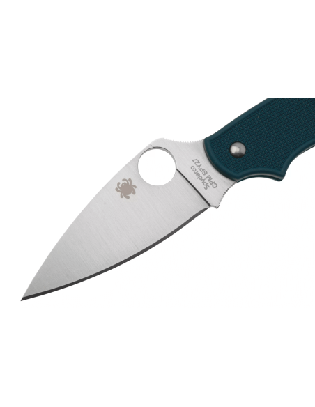 Spyderco UK Penknife C94PCBL folding knife dark blue nylon/fiberglass handle 10cm
