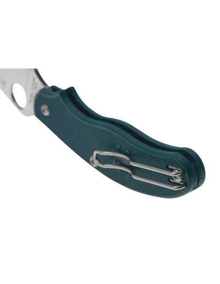 Spyderco UK Penknife C94PCBL coltello pieghevole manico in nylon/fibra di vetro blu scuro 10 cm