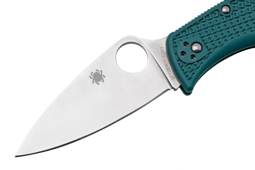 Spyderco LeafJumper C262PBLK390 vouwmes blauw nylon/fiberglas handvat 11,3cm