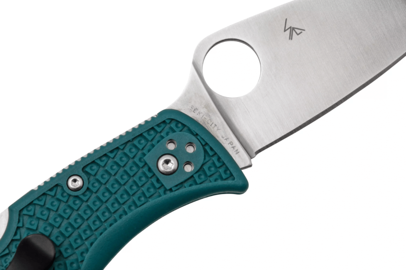 Spyderco LeafJumper C262PBLK390 vouwmes blauw nylon/fiberglas handvat 11,3cm