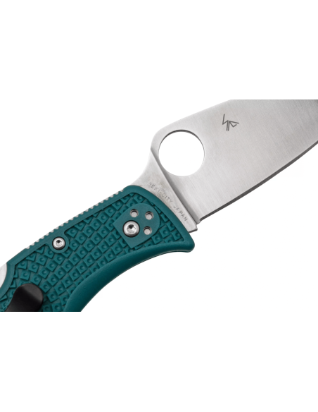 Klappmesser Spyderco LeafJumper C262PBLK390 Nylon / Fiberglas Griff blau 11,3cm