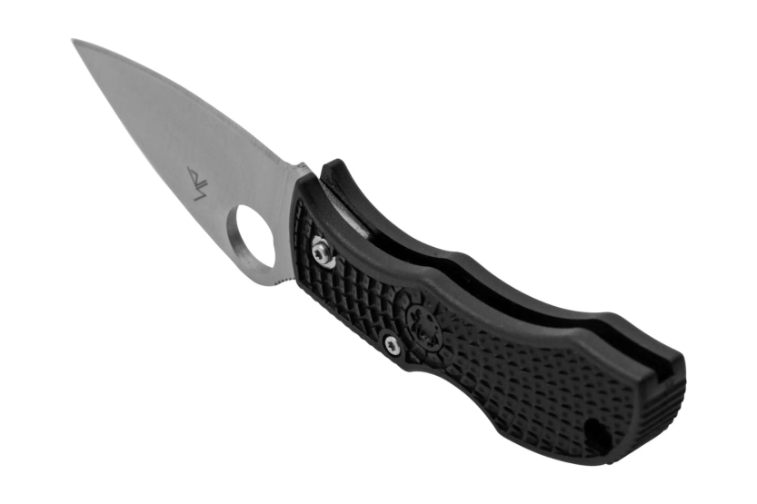 Spyderco Manbug MBKLFP foldekniv sort nylon/glasfiberhåndtag 6,4 cm