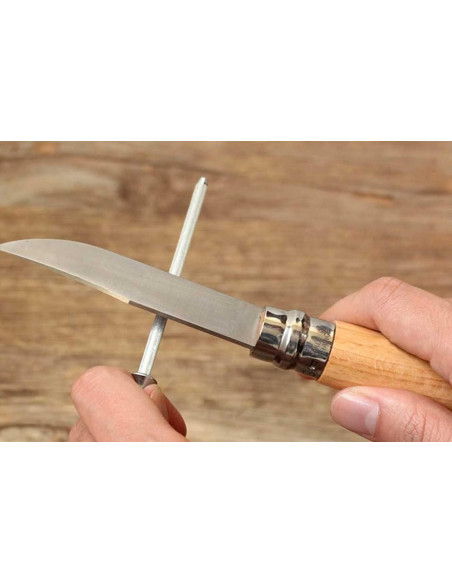 Mini Wetzstahl Opinel Edelstahlgriff 7,5cm