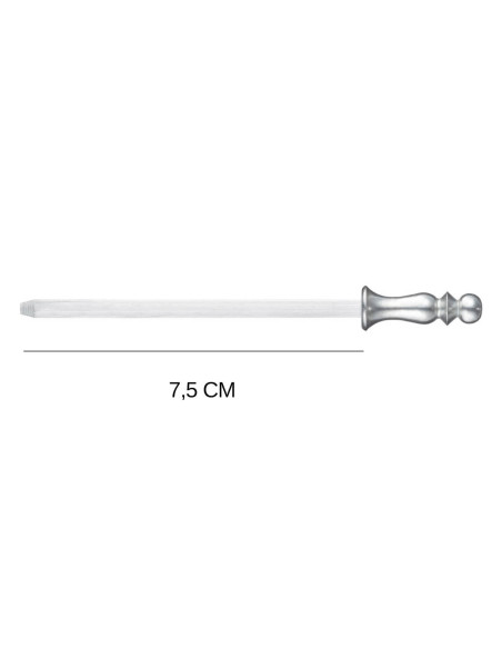 Mini afiador Opinel com cabo de aço inoxidável de 7,5 cm