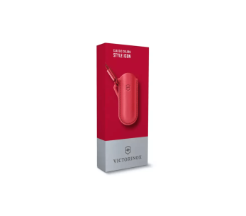 Estojo de couro vermelho Victorinox Style Icon para canivetes suíços de 7 cm 2