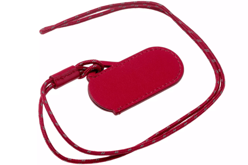 Victorinox Style Icon for sveitsiske lommekniver i rødt skinn, 7 cm