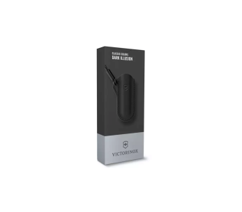 Funda de cuero negro Victorinox Dark Illusion para navajas suizas de 7 cm 2
