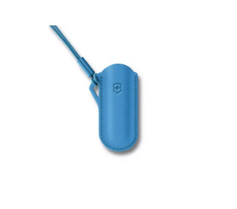 Victorinox Summer Rain blått skinnveske for 7 cm sveitsiske lommekniver