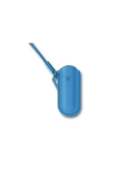 Victorinox Summer Rain blauw lederen etui voor 7cm Zwitserse Legermessen