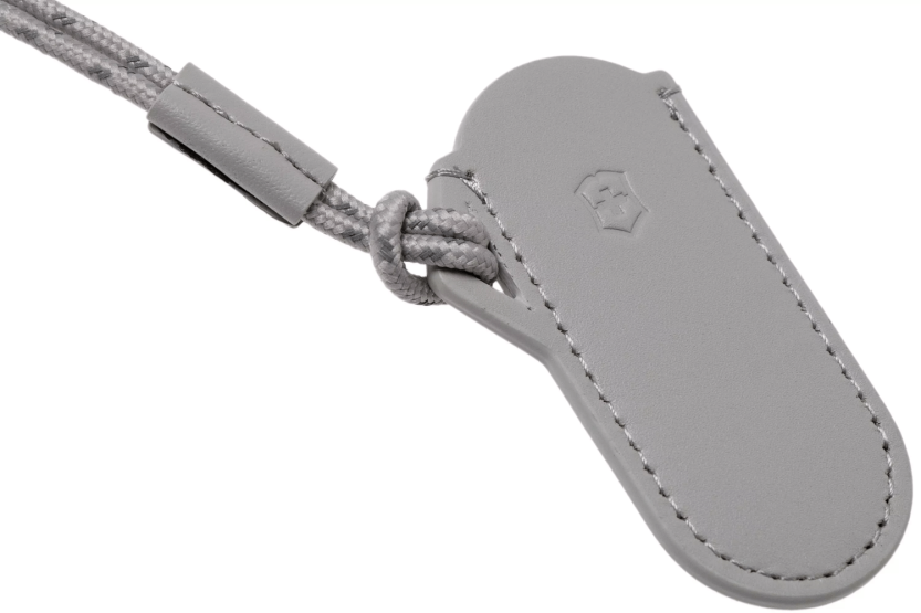 Funda de cuero gris Victorinox Mystical Morning para navajas suizas de 7 cm