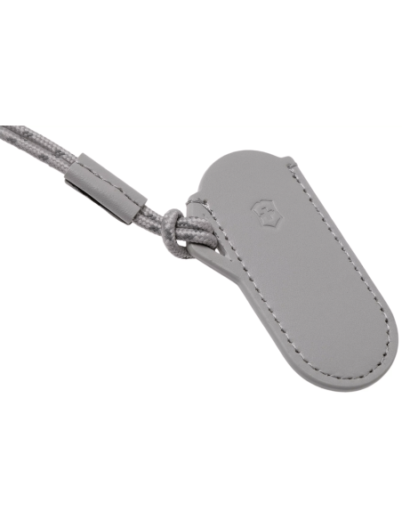 Victorinox Mystical Morning harmaa nahkakotelo Sveitsin armeijan veitsille 7cm