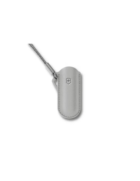 Victorinox Mystical Morning grijs lederen etui voor Zwitserse zakmessen 7cm