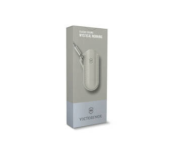 Custodia in pelle grigia Victorinox Mystical Morning per coltelli svizzeri da 7 cm 2