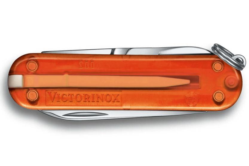 Victorinox Sveitsin taskuveitsi Classic SD värit Läpikuultava Fire Opal 58mm 7 toimintoa 7 toimintoa