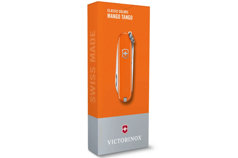 Victorinox Swiss Pocket Knife Classic SD Colors Mango Tango 58mm 7 functions