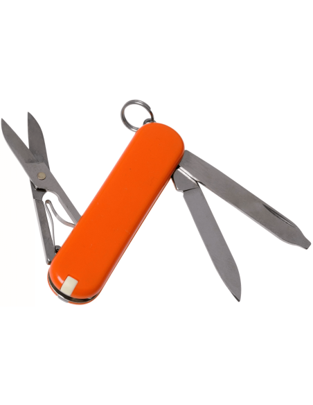 Navaja Suiza Victorinox Classic SD Colores Mango Tango 58mm 7 funciones