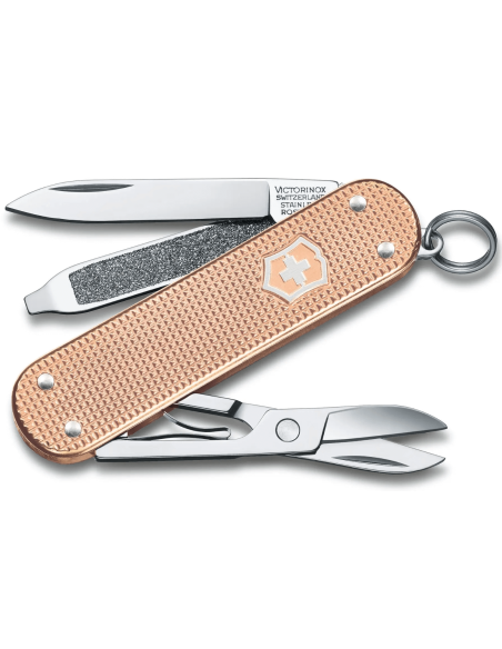 Victorinox Zwitsers zakmes Classic Alox kleuren Fresh Peach 58mm 5 functies