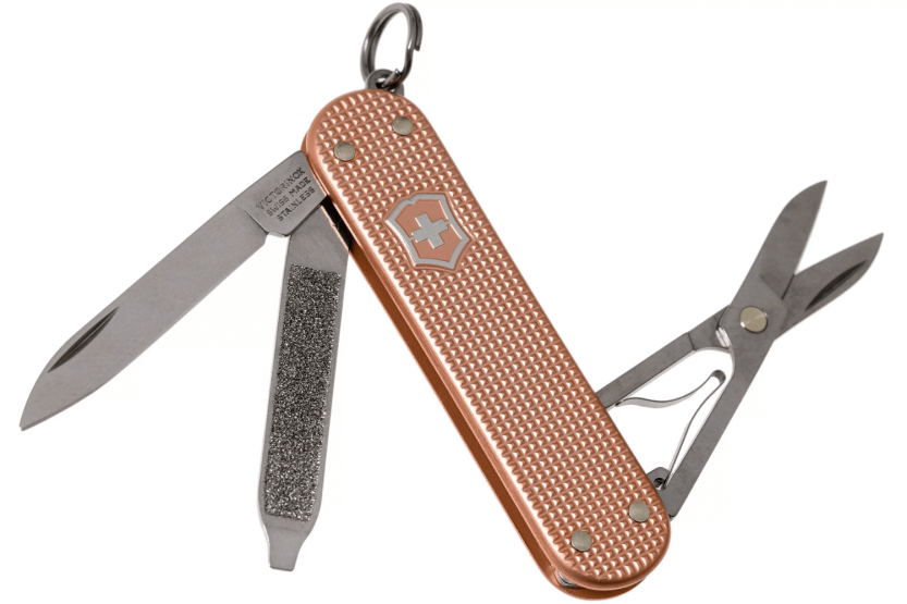 Canivete suíço Victorinox Classic Alox Colors Fresh Peach 58mm 5 funções