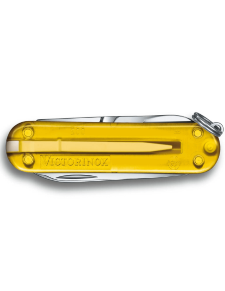 Victorinox Swiss Pocket Knife Classic SD Colors Translucent Tuscan Sun 58mm 7 funktioner