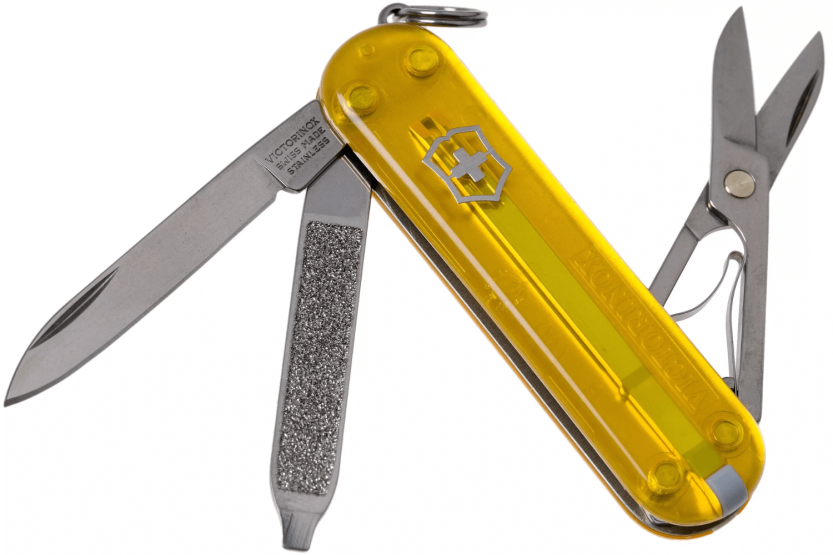 Schweizer Messer Victorinox Classic SD Colors Translucent Tuscan Sun 58mm 7 Funktionen