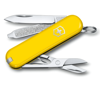 Victorinox Swiss Pocket Knife Classic SD Colors Sunny Side 58mm 7 funksjoner