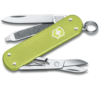 Canivete suíço Victorinox Classic Alox Colors Lime Twist 58mm 5 funções