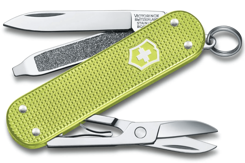 Victorinox Coltello svizzero Classic Alox Colors Lime Twist 58 mm 5 funzioni