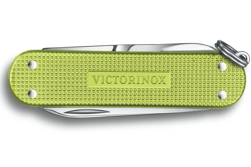 Victorinox schweizisk fickkniv Classic Alox Colors Lime Twist 58mm 5 funktioner