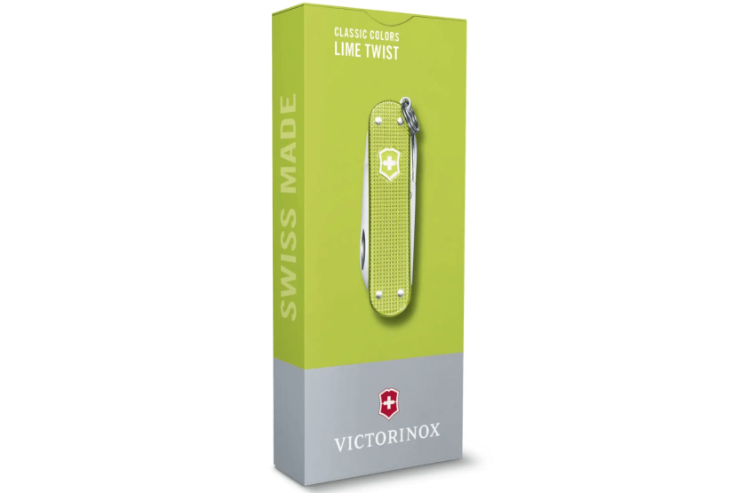 Schweizer Messer Victorinox Classic Alox Colors Lime Twist 58mm 5 Funktionen