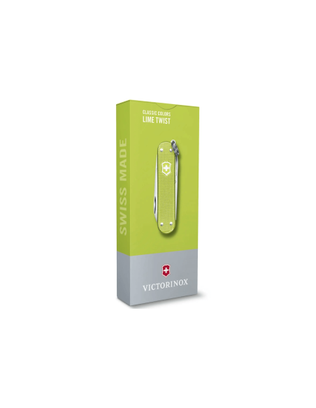 Canivete suíço Victorinox Classic Alox Colors Lime Twist 58mm 5 funções