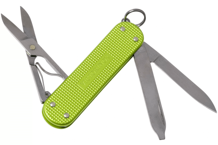 Canivete suíço Victorinox Classic Alox Colors Lime Twist 58mm 5 funções