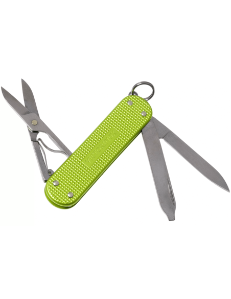 Victorinox Sveitsin taskuveitsi Classic Alox värit Lime Twist 58mm 5 toimintoa 5 toimintoa