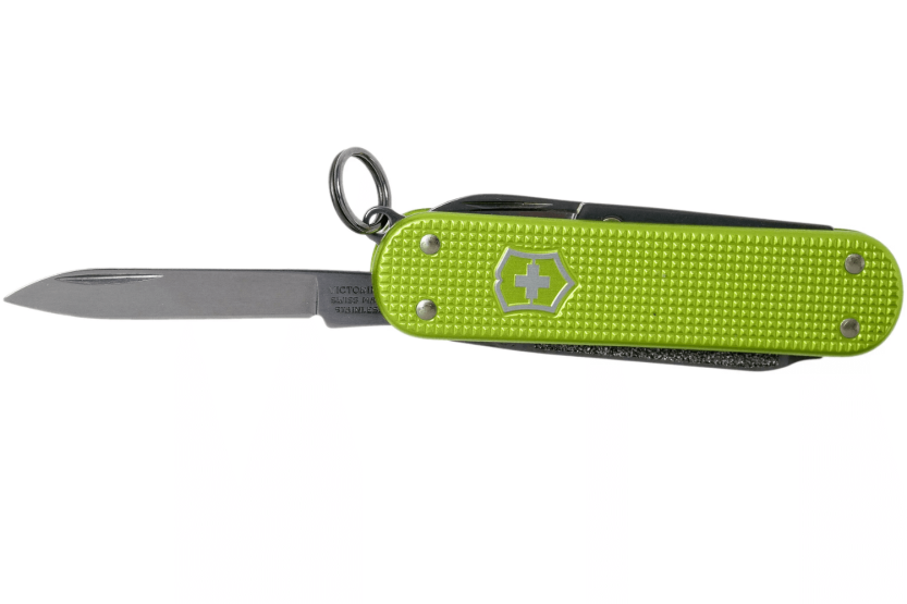 Victorinox Sveitsin taskuveitsi Classic Alox värit Lime Twist 58mm 5 toimintoa 5 toimintoa
