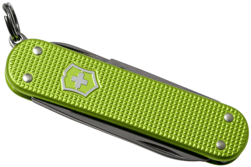 Victorinox Swiss Pocket Knife Classic Alox Colors Lime Twist 58mm 5 functions