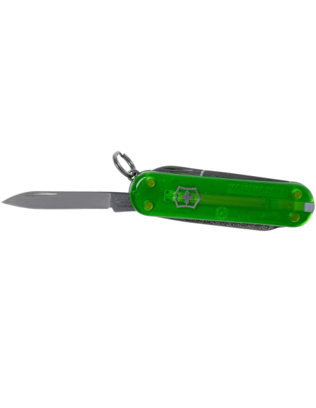 Victorinox Sveitsin taskuveitsi Classic SD värit Läpikuultava vihreä tee 58mm 7 toimintoa 7 toimintoa