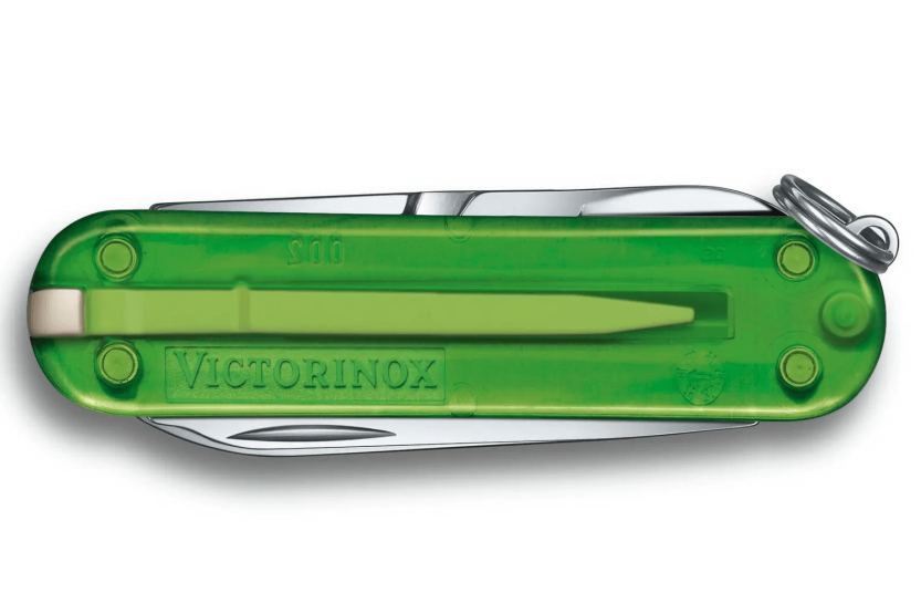 Victorinox Swiss Pocket Knife Classic SD Colors Translucent Green Tea 58mm 7 functions