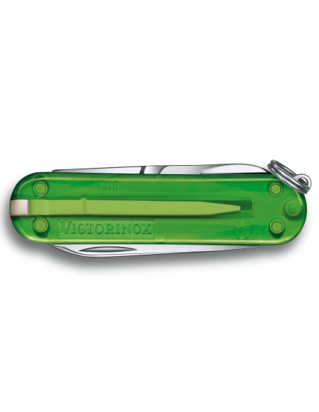 Victorinox Swiss Pocket Knife Classic SD Colors Translucent Green Tea 58 mm 7 funksjoner