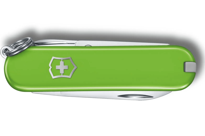 Victorinox Swiss Pocket Knife Classic SD Colors Smashed Avocado 58mm 7 funksjoner