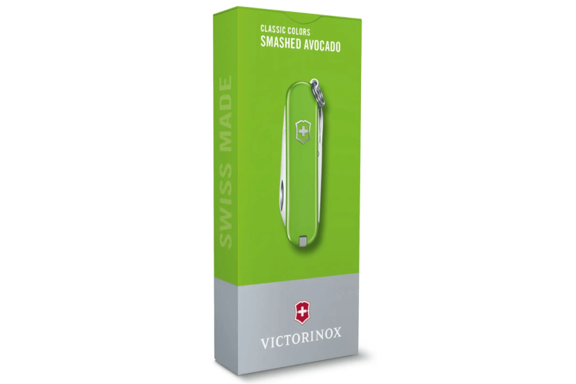 Victorinox Sveitsin taskuveitsi Classic SD värit murskattu avokado 58mm 7 toimintoa 7 toimintoa