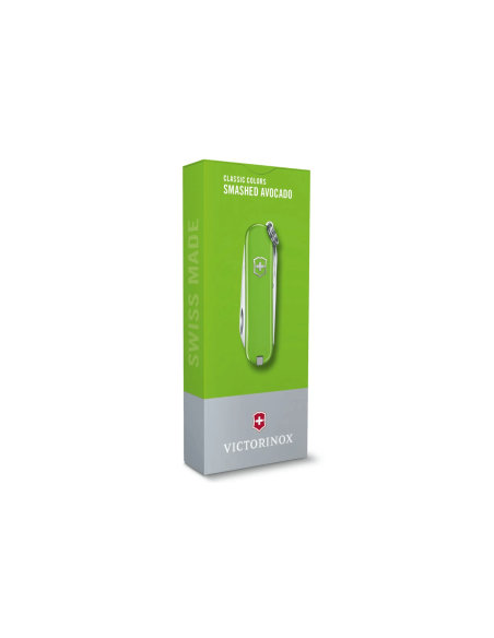 Victorinox Swiss Pocket Knife Classic SD Colors Smashed Avocado 58mm 7 funktioner